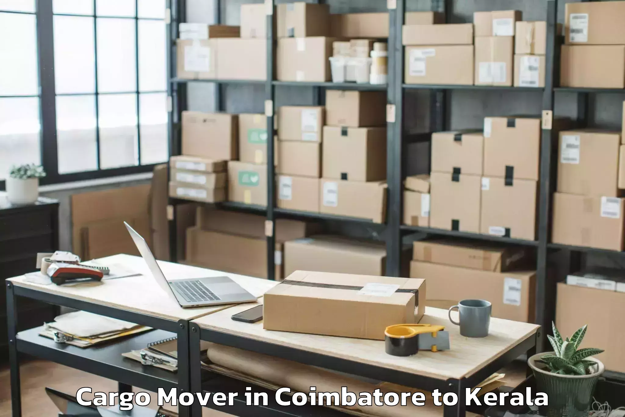 Top Coimbatore to Pandalam Cargo Mover Available